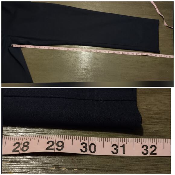 Talbots Outlet Navy Dress Cotton Blend Pants Size 12 - Picture 7 of 13